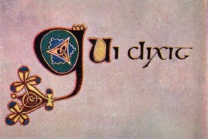 This image is taken from "The Book of Kells"